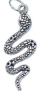 1 1/2" Snake amulet