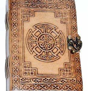 5" x 7" Celtic Cross leather w/ Latch