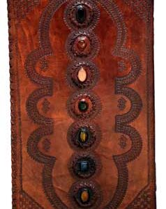 14"x22" 7 Stone leather blank book