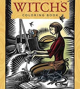 Witch's coloring book by Llewellyn