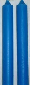 1/2" Light Blue Chime Candle 20 pack