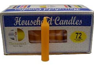 (set of 72) Orange 4" household candles