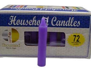 (set of 72) Purple 4" household candles