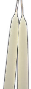 7" White taper pair