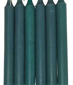 (set of 6) Green 6" household candle