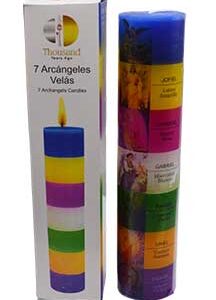 6 3/4" 7 Archanglkes Pillar candle
