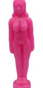 6 3/4" Pink Woman candle
