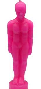 6 3/4" Pink Man candle