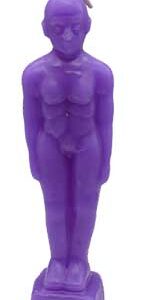 6 3/4" Purple Man candle