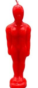 6 3/4" Red Man candle