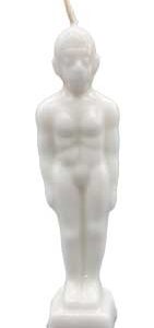 6 3/4" White Man candle