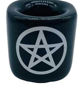 Pentagram Black ceramic holder