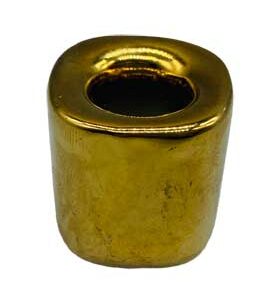 Gold ceramic holder