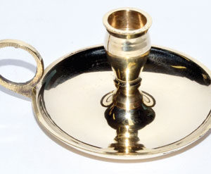 Brass mini candle holder
