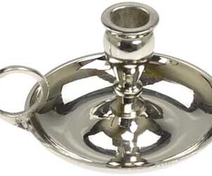 Nickel mini candle holder