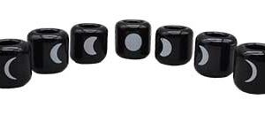 (set of 7) Moon Phase ceramic holder