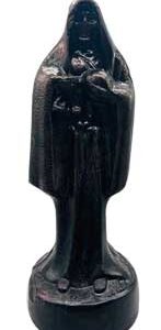 10" Black Holy Death candle