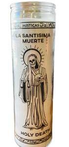 10" White Holy Dearth candle
