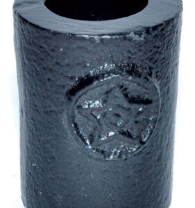 1 1/4" Pentagram cast iron chime holder