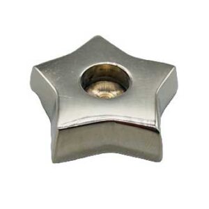 1 1/2" Silver Star chime holder