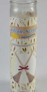 Clean Sweep aromatic jar candle