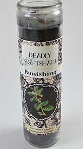 Deadly Nightshade aromatic jar candle