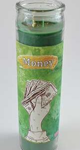 Money aromatic jar candle