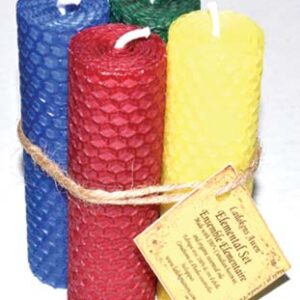 4 1/4" Elemental set Lailokens Awen candle