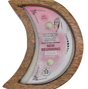 12 hr Waxing Moon New Beginning candle