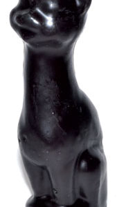 5 1/2" Black Cat candle