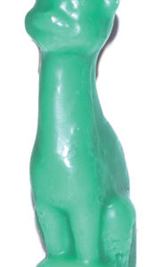 5 1/2" Green Cat candle