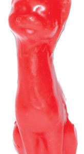 5 1/2" Red Cat candle