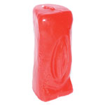 6 1/2" Red Female Gender candle