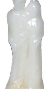 6" Marriage White candle