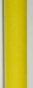 9" Yellow pillar candle