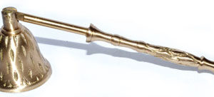 Brass Renaissance candle snuffer