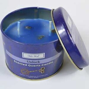 Destrancaders (Unlock) quartz tin candle