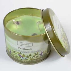 Pachuli (Patchouli) quartz tin candle