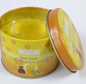 Suerte Rapida (Fast Luck) quartz tin candle