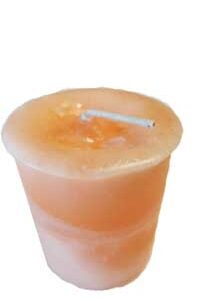 Compassion herbal votive - peach