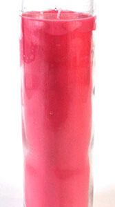 Pink 7-day jar candle