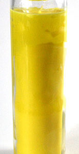 Yellow 7-day jar candle