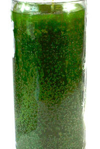 Green 14-day jar candle