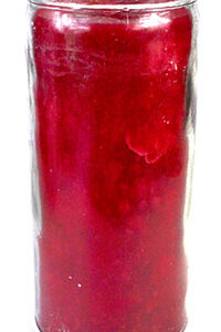 Red 14-day jar candle