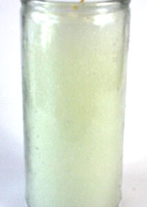 White 14-day jar candle