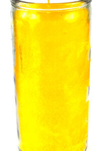 Yellow 14-day jar candle