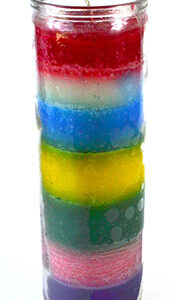 7 Color 7-day jar candle