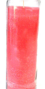 Pink 7-day jar candle