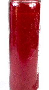 Red 7-day jar candle
