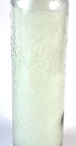 White 7-day jar candle